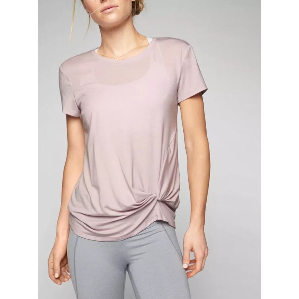 Athleta Ultimate Side Knot Short Sleeve Tee